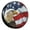American Flag Eagle 06, variant on KAKALAD Camper Happy usa flag Spare Tire Cover Weatherproof Universal Vehicle Accessories 14 Inch