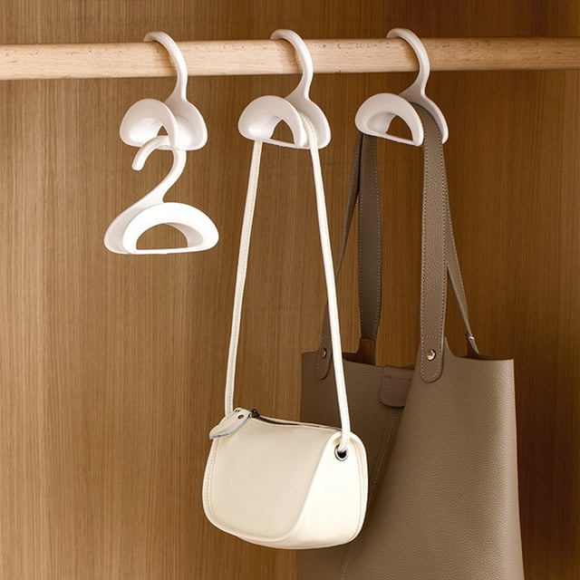 Todaioua Purse Hanger Hook Bag Rack Holder - Handbag Hanger Organizer Storage - Over The Closet Rod Hanger for Storing and Organizing Purses | Backpacks |Satchels | Crossovers | Handbags | Tote