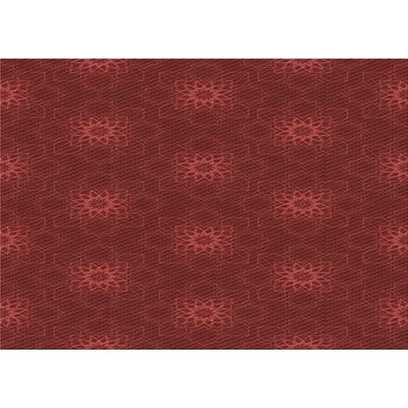 Ahgly Company Indoor Rectangle Patterned Cranberry Red Area Rugs, 2' x 4'