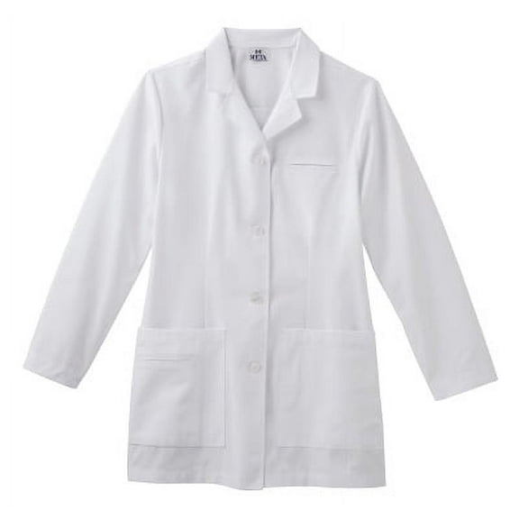 Meta Womens 32" Trench Style Labcoat, Style 874