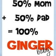 thumbnail image 2 of CafePress - 100% Ginger Baby Infant Bodysuit - Baby Light Bodysuit, Size Newborn - 24 Months, 2 of 4