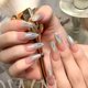 thumbnail image 1 of Silver Gradient Wearable Finished Nail Patch Fake Nails Waterproof And Removable, 1 of 4
