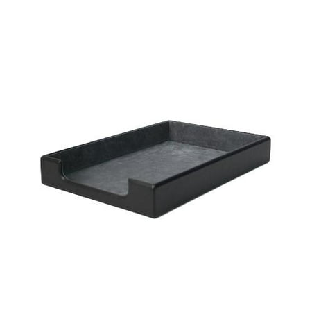 Royce Leather Desk Letter Tray RYC784BLK6