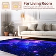 thumbnail image 2 of ODIKA 4'x6' Machine Washable Non-Slip Area Rug, Stellar Cosmic Colorful Motif High Traffic Rug, Blue, 31911, 2 of 7