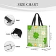 thumbnail image 4 of Naloa St Patrick's Day11 Tote Bag for Women, Foldable Tote Bag With Zipper, Large Shoulder Bag, Top Handle Handbag for Travel, Work, Shopping, 4 of 9