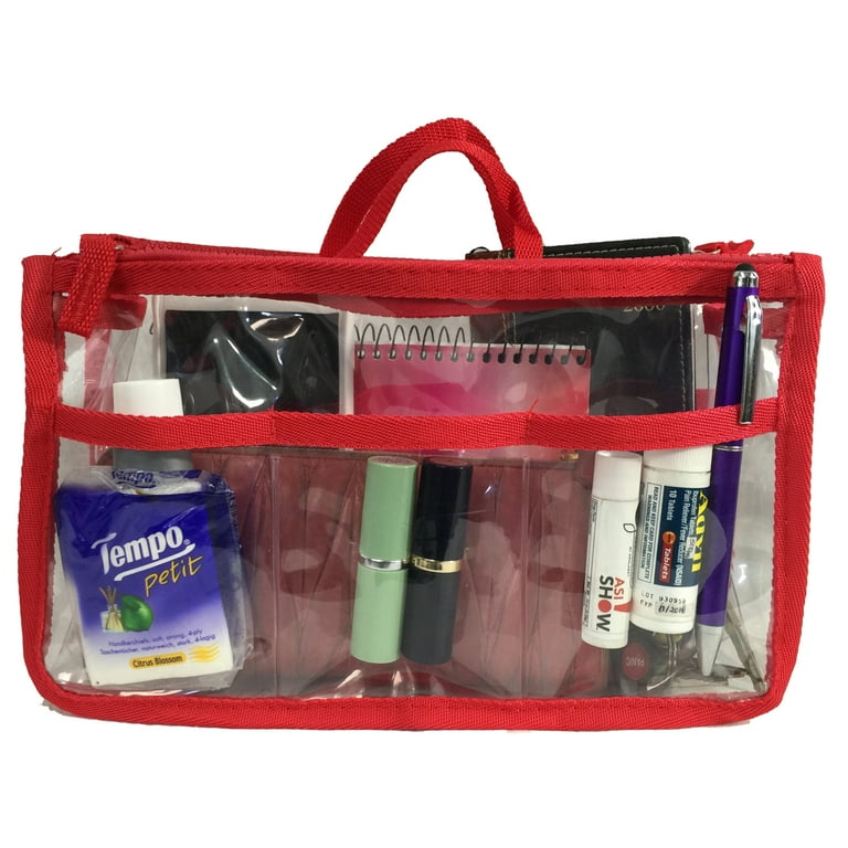 Clear hotsell handbag organiser