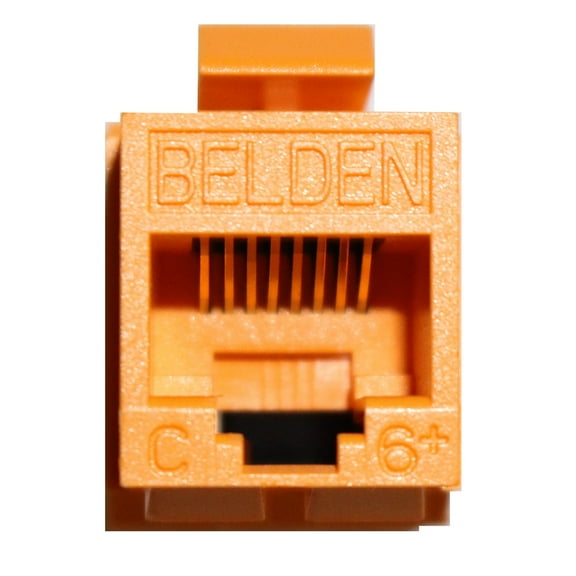 Belden AX101322 Cat6 Keyconnect Modular Jack, Rj45, C6 , Orange