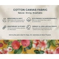 thumbnail image 5 of Soimoi Cotton Canvas | 56" Wide, Sold by 5 Yard | Fruits Pattern - Ochre | Durable Medium Weight Fabric for Bags, Curtains, Crafts & Dcor, 5 of 7