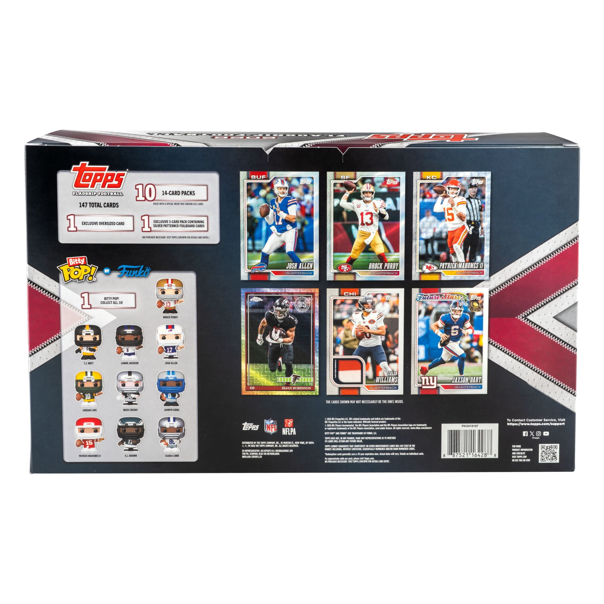 2026 Topps Flagship Football Trading Cards Super Box