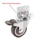 thumbnail image 3 of Abastado 4 Ruedas para Muebles L, Rueda Giratoria de 50 Mm, Rueda Giratoria con Freno, para Cuna, Gabinete, Muebles, Mesa, Capacidad de Carga 27 Kg por Rueda, 3 of 5