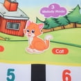thumbnail image 5 of Suodoka Baby Music Mat Children Crawling Piano Carpet Educational Musical Toy, 35.43 x 10.63 inches / 90 x 27 cm, Lightweight Portable Fun Farm Animal Theme Playmat for Infants and Toddlers, 5 of 9