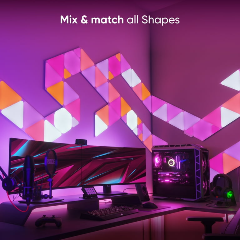 Nanoleaf Shapes Hexagons Smarter Kit (5 Panels) – Modular Wall