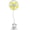White, variant on Tibvox Space Saving Cooling Fan With Flexible Mounting 3 Adjustable Speed Rechargeable