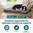 thumbnail image 4 of Large Furhaven Logo Indoor/Outdoor Deluxe Orthopedic Dog Bed, 4 of 9