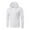 White, variant on JTieacloth Men's Cotton Hooded Sweatshirt Casual Long Sleeve Zip Up Pullover Hoodies Drawstring Collar Pocket Fashion Hooded Blue