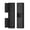 Black, variant on Tall Narrow Bathroom Storage Cabinet - Metal Pantry Cabinet, Slim Cabinet for Small Spaces, Bathroom, Kitchen, Living Room, Dining Room(16 inches Wide White)