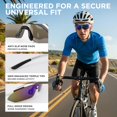thumbnail image 3 of Gafas Deportivas LOLOON Envolventes con Protección UV400 para Hombres y Mujeres, 3 of 8