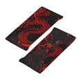 thumbnail image 3 of Lsque Red Dragon On Black Pattern Sweatbands Sports Headband for Men & Women - Moisture Wicking Athletic Cotton Terry Cloth Sweatband for Tennis, Basketball, Running, 3 of 9