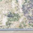 thumbnail image 2 of Novelle Home Davi Blue Green Cream Distressed Abstract Area Rug, 2'8" x 4'3", 2 of 10