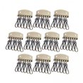 thumbnail image 1 of 4 Llaveros, con 6 Cierres, Llavero Organizador Compacto para Llaves, para Hacer Estuches para Llaves Artesanales de Cuero PU, Estilo a 4 piezas, 1 of 8