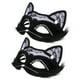 thumbnail image 2 of 2pcs Halloween Lace Cat Mascarillas de cara Mascarada Máscaras de lujo Máscaras venecianas, 2 of 4