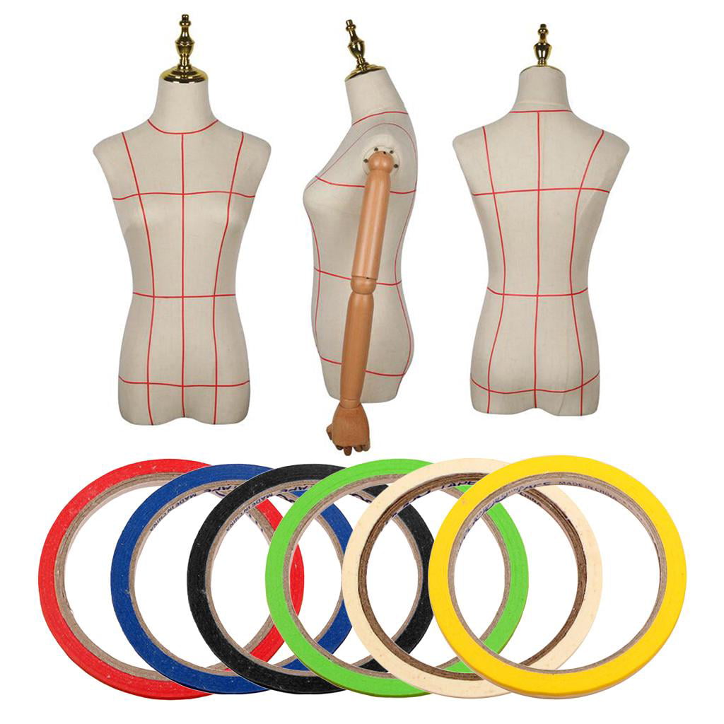 Buy Draping Tapes for Pattern Making Fashion Design 5 Rolls with Plastic  core for Durability Online at desertcartINDIA