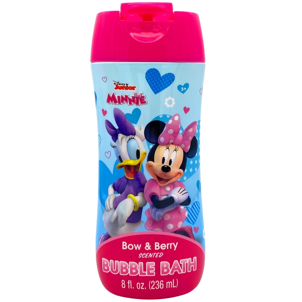Disney Minnie Mouse Bubble Bath 8 oz - Bow & Berry Scent and Non Toxic ...