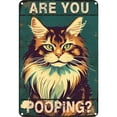 thumbnail image 1 of Placa Metal Vintage para Perro Pintura Hierro Rectangular Arte Pared Bar El 20x30cm, 1 of 9