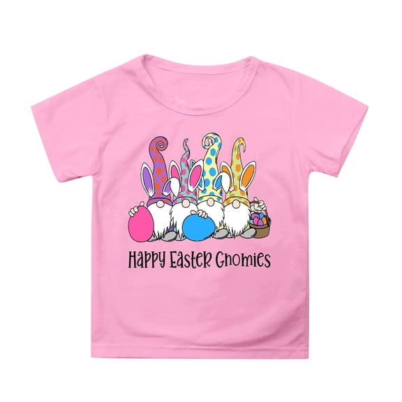 Easter Shirt for Toddler Trendy Soft White Rabbit Face Print Easter Story Tshirt Boys Kids Toddler 2026 Short Sleeve T-Shirt Tops