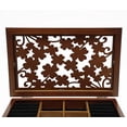 thumbnail image 4 of MONIPA 6 Layers 5 Drawers Wooden Jewelry Box Large Jewelry Organizer Wooden Storage Box Case for Rings, Necklaces, Earrings, Bracelets Christmas Gift (Brown), 4 of 7