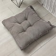 thumbnail image 6 of karymi Thick Soft Floor Cushion Pillow with Attached Straps for Chair Seat Mat Indoor Outdoor Use Multiple Colors 17.72x17.72 Inch Living Room Decor Mens Gifts, 6 of 6