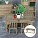 thumbnail image 1 of Wooden 1:12 Dining Table and Chair Set Toys Accessory Macarena casa de muñecas en miniatura, 1 of 8