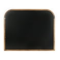 thumbnail image 4 of Kate and Laurel Glenby Transitional Wide Arch Wall Mirror, 34 x 28, Rustic Brown, Wooden Farmhouse Arched Bathroom Mirror with Rounded and Stepped Frame Profile, 4 of 8