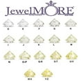 thumbnail image 5 of JewelMore 1/4ct TDW 14k Diamond Anniversary Band (H-I, I2-I3) White Gold, Yellow Gold & Rose Gold, 5 of 8