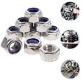 thumbnail image 2 of MasteelfCA 20pcs Lock Nut Metric Hexagon Lock Nut M12 Hexagon Lock Nut With Insert, 2 of 8