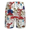 thumbnail image 6 of Disketp Men'S Swim Trunks Hawaiian Breathable Surf Beach Swimsuits Mesh Lining Beach Shorts With Pockets-Colorful Mushrooms, 6 of 9