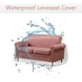 "Waterproof Clear Vinyl Love Seat Sofa Cover 36""Rh x 18"" Fh x 84""W X