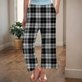 thumbnail image 2 of Byoo Toddler Girls' Sleepwear Trousers Baggy Wide Leg Straight Fit Soft Homewear Pants Lightweight Kids Pants,White, 2 of 4