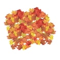 thumbnail image 2 of Hojas de otoño Hojas Artesanías artificiales Hoja de arce Hoja la Hojas de otoño artificiales Decoraciones de despedida de soltera para bodas 400 piezas Macarena hojas de arce, 2 of 8