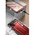 thumbnail image 4 of SUP Unicorn Beetle Pro Rugged Carrying Case (Holster) Samsung Galaxy A12 Smartphone, Metallic Red, 4 of 8