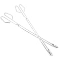 thumbnail image 2 of 2 Pcs Pinces à Ordures en Acier Inoxydable Forme Ciseaux Pinces Outil de Ramassage Portable Accessoires de Barbecue Extérieur (60cm), 2 of 8