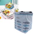 thumbnail image 4 of Lunch Tote Bag, Double Long Handle Lunch Box Bag Simple Structure  For Sundries Bag For Shopping Bag Gray, 4 of 8