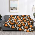 thumbnail image 7 of Halloween Decorations Throw Blanket for Couch, cute ghost halloween Halloween Blanket Fuzzy Throw Blanket, Halloween Decor Cuteness Plush Flannel Blanket & Throws, 7 of 7