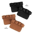thumbnail image 4 of Yuarrent Almohadillas de guantes de mano de elevación antideslizantes de cuero para Fitness Home Gym Brown Type3 NO3, 4 of 6