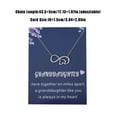 thumbnail image 2 of CILENON Love Unlimited Love 8 Figure Pendant Necklace With Card For Granddaughter (Gold,One Size), 2 of 4