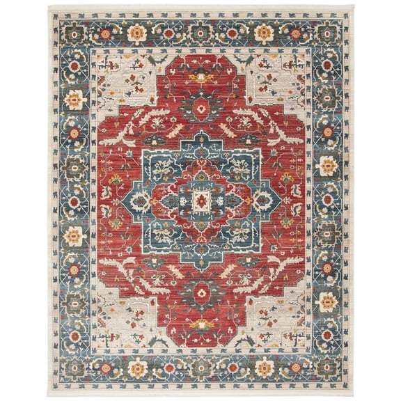 SAFAVIEH Vintage Persian Collection VTP478Q Red/Blue Rug