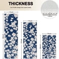 thumbnail image 4 of Dark Blue Daisy Flower Pattern Kitchen Rugs Sets Of 3,Kitchen Runner Rugs Non Skid Washable,Decorative Kitchen Floor Mats for Kitchen,Sink,Laundry,17"x30"+ 17"x47" + 17"x59", 4 of 6