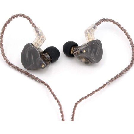 KZ ZSN Pro Dual Driver 1BA+1DD Hybrid Metal Earphones HiFi in-Ear Monitor with Detachable 2Pin Cable, Zin Alloy