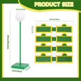 thumbnail image 2 of Farola Street Sign, centro de mesa de madera, 20 cm, con pegatinas, 2 of 7