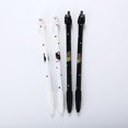 thumbnail image 3 of SagaSave 1/2/5Pcs Ballpoint Gel Pen 0.5mm Point Black Fill Ink Lovely Cat Pattern, 3 of 5